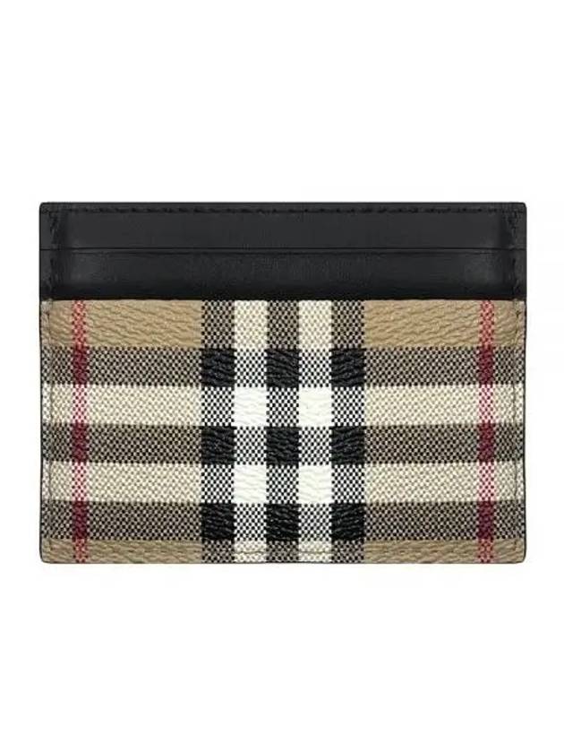 Vintage Check Card Wallet Beige - BURBERRY - BALAAN 2