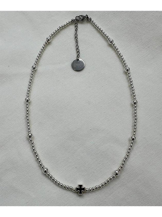 Silver cross necklace - BLEAK BAKE - BALAAN 1