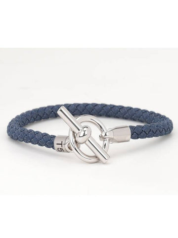 Glennan H Jean Bracelet Blue - HERMES - BALAAN 1