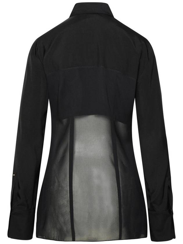 Sportmax 'Boa' Black Viscose Shirt - MAX MARA SPORTMAX - BALAAN 3