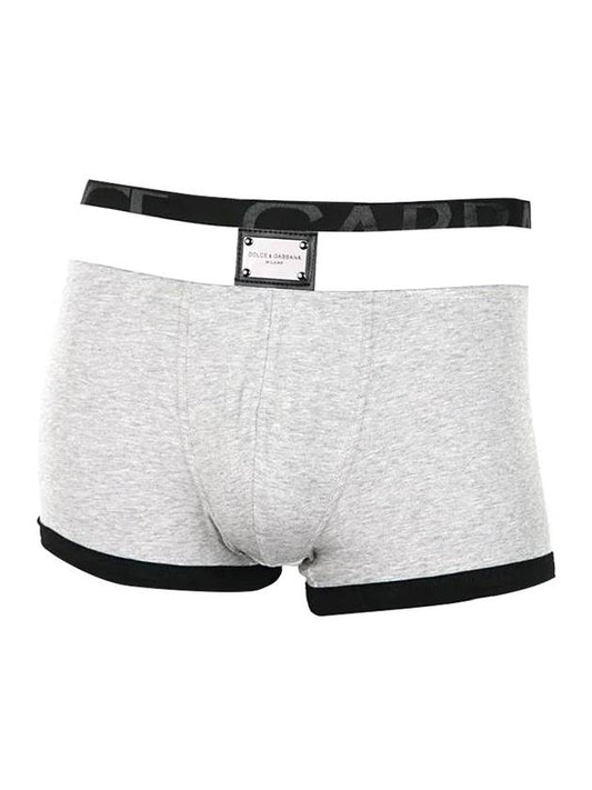 Men's Cotton Briefs Grey - DOLCE&GABBANA - BALAAN 1