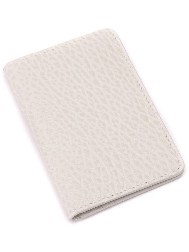 Bovine Leather Card Wallet White - MAISON MARGIELA - BALAAN 6