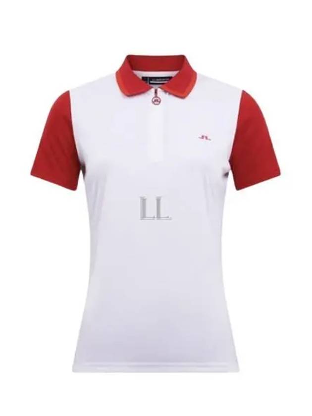 Women's Antonia Golf PK Shirt White - J.LINDEBERG - BALAAN 2