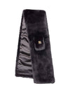 Women's Sackett Fur Scarf Black - MOOSE KNUCKLES - BALAAN 1