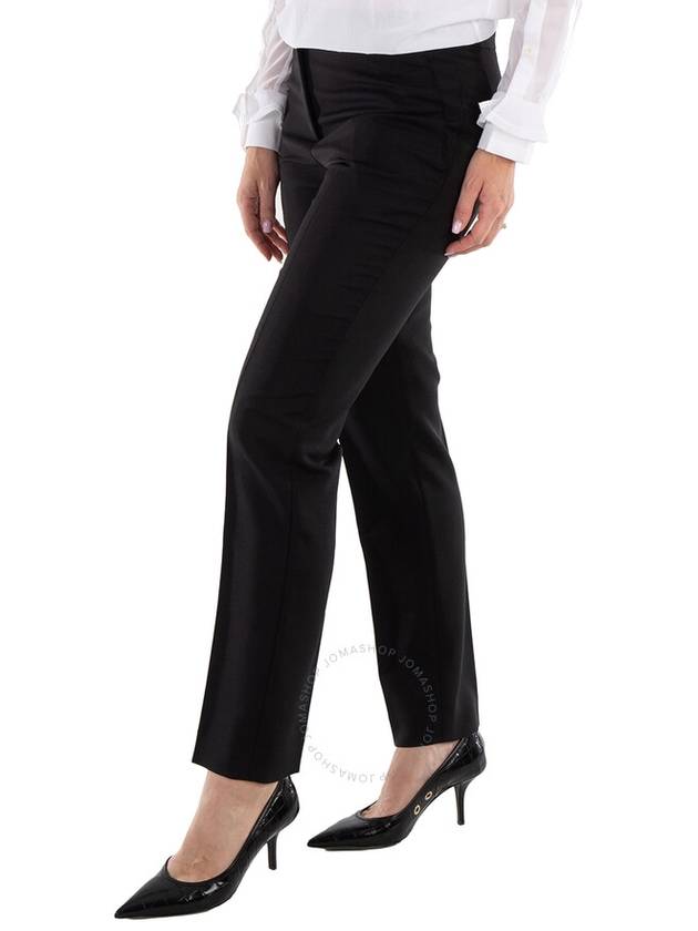 Burberry Aimie Mohair Wool Tailored Trousers In Black, Brand Size 6 (US Size 4) - BURBERRY - BALAAN 3