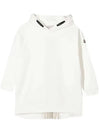 Kids Women s Logo Hooded Dress White 8I725 10 809AG 034 - MONCLER - BALAAN 1