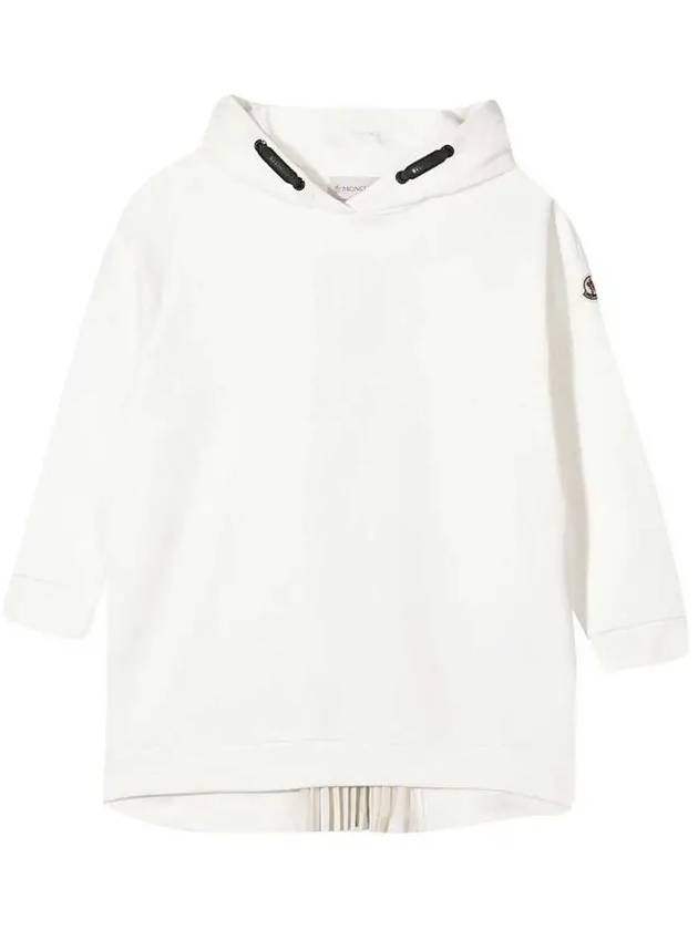 Kids Women s Logo Hooded Dress White 8I725 10 809AG 034 - MONCLER - BALAAN 2