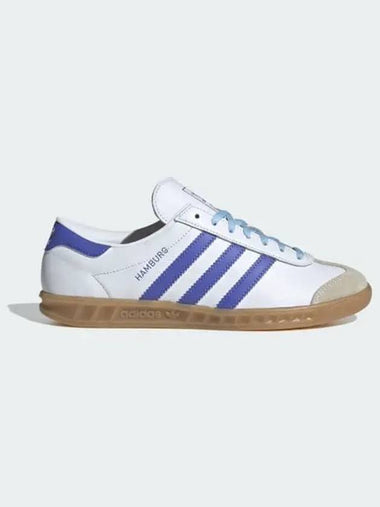 HAMBURG W Women s Original Cloud White Semi Cobalt Blue Gum JH8561 696969 - ADIDAS - BALAAN 1