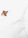 Fox Head Patch Regular Short Sleeve T-Shirt White - MAISON KITSUNE - BALAAN 4