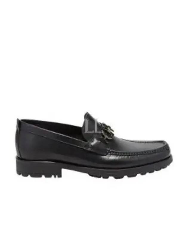 Men's David Gancini Loafers Black - SALVATORE FERRAGAMO - BALAAN 2