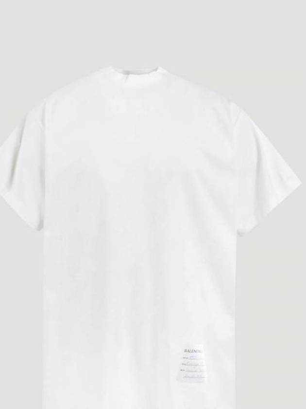 Sample Sticker Oversized Short Sleeve T-Shirt White - BALENCIAGA - BALAAN 2