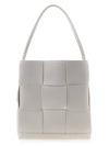 Arco Vertical Large Calfskin Tote Bag White - BOTTEGA VENETA - BALAAN 3