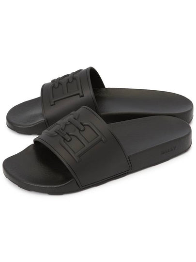 Scotty Slippers Black - BALLY - BALAAN 2