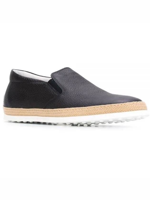 Men's Leather Slip-Ons Black - TOD'S - BALAAN 2