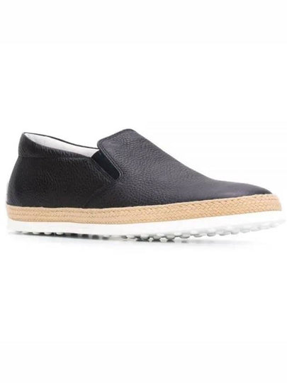 Men's Leather Slip-Ons Black - TOD'S - BALAAN 2