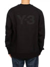 Classic Back Logo Cotton Sweatshirt Black - Y-3 - BALAAN 6