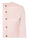 Baby Fox Patch Regular Cardigan Pink - MAISON KITSUNE - BALAAN 4