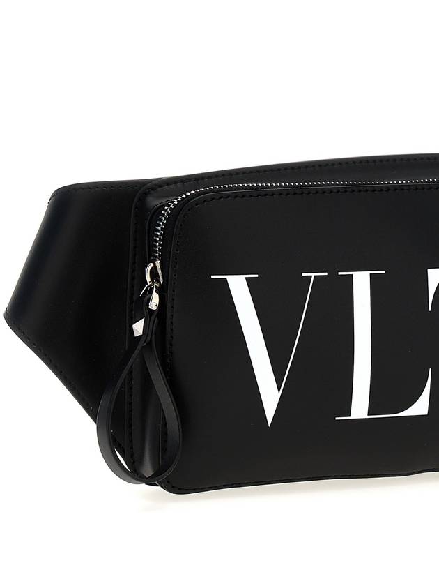 Leather Belt Bag Black - VALENTINO - BALAAN 5