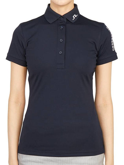 Women's Tour Tech Golf Polo Navy - J.LINDEBERG - BALAAN 2