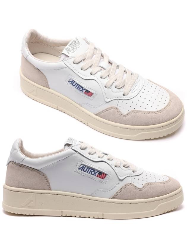 Medalist Suede Low Top Sneakers White - AUTRY - BALAAN 3