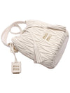 Matelasse Nappa Leather Bucket Bag White - MIU MIU - BALAAN 6