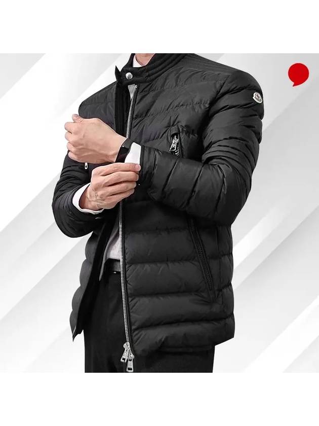 Amiot Short Down Padded Jacket Black - MONCLER - BALAAN 9