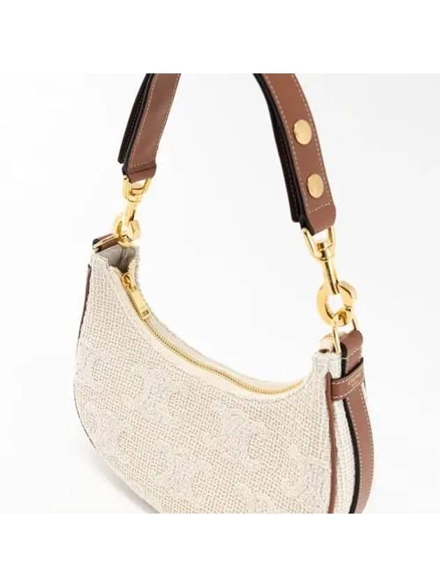 Triomphe Crochet Medium Ava Shoulder Bag Natural Tan - CELINE - BALAAN 3