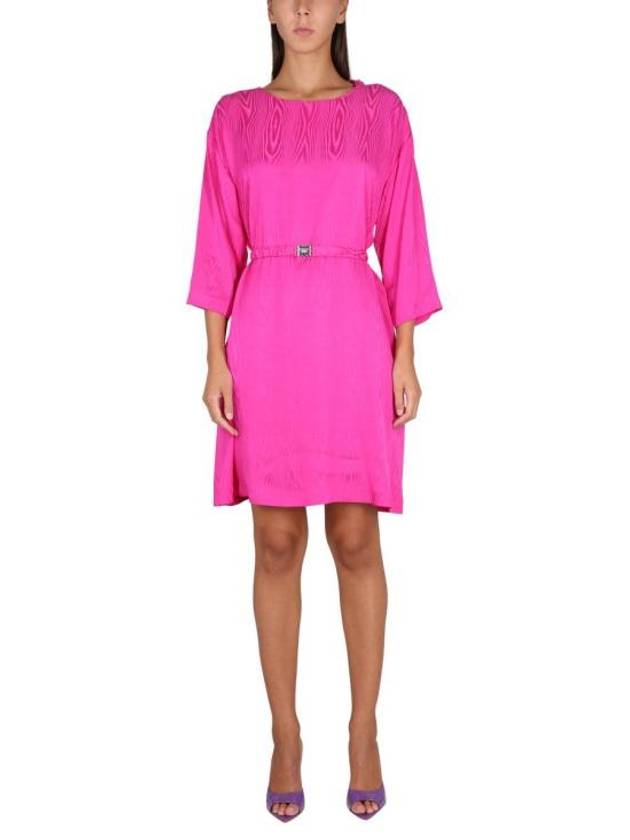 Boutique Midi Dress 04201130 0219 FUCHSIA - MOSCHINO - BALAAN 1