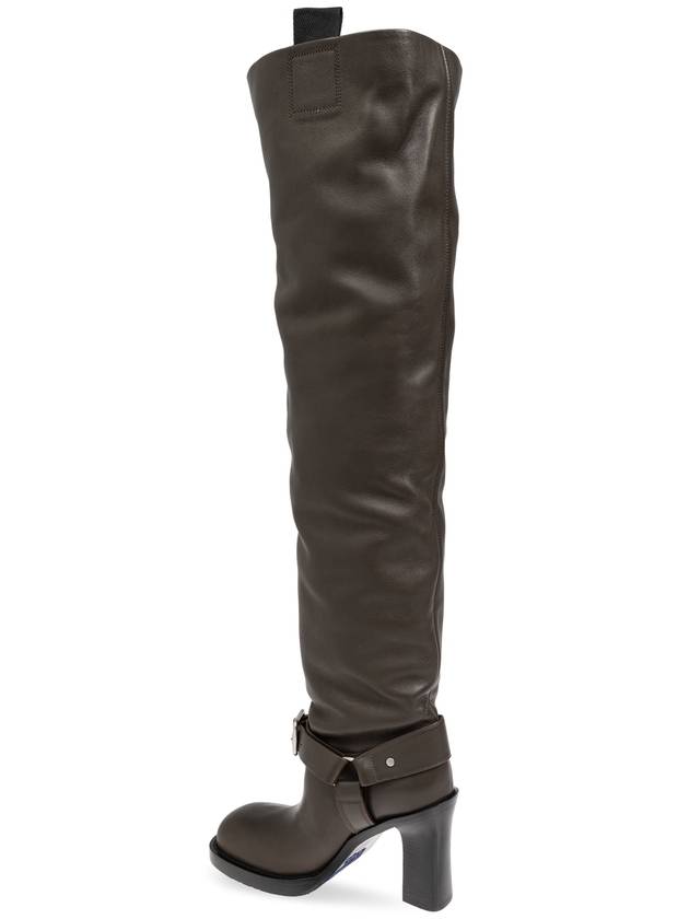 Soft Stirrup Leather Long Boots Snug - BURBERRY - BALAAN 6