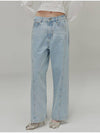 Low Rise Denim Wide Jeans Light Indigo - OPENING SUNSHINE - BALAAN 2
