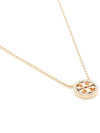 Miller Pave Logo Delicate Necklace Gold - TORY BURCH - BALAAN 3