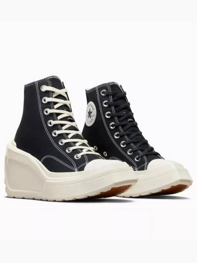 Chuck 70 De Luxe Wedge High Top Sneaker Black - CONVERSE - BALAAN 6