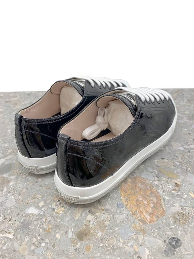 5E8998 Enamel Sneakers - MIU MIU - BALAAN 3