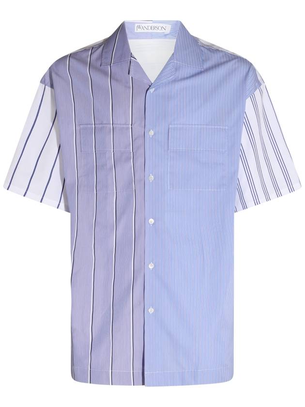 23 ss Blue Cotton Multi-Stripe Shirt SH0219PG1141899 B0480002994 - JW ANDERSON - BALAAN 1