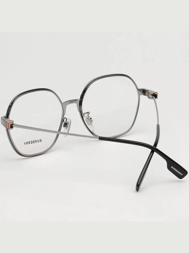 Glasses Frame BE1379D 1003 Square Metal Asian Fit Winston - BURBERRY - BALAAN 4