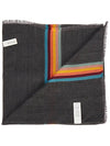 Multicolor Line Wool Silk Scarf M1A 454D AS22 76 - PAUL SMITH - BALAAN 4