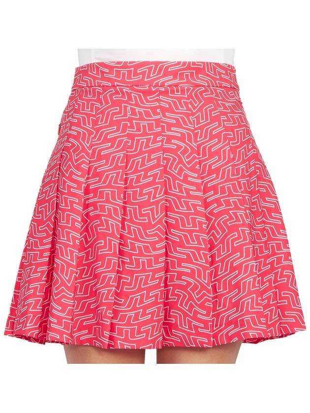 Golf Adina Print Skirt Pink - J.LINDEBERG - BALAAN 7