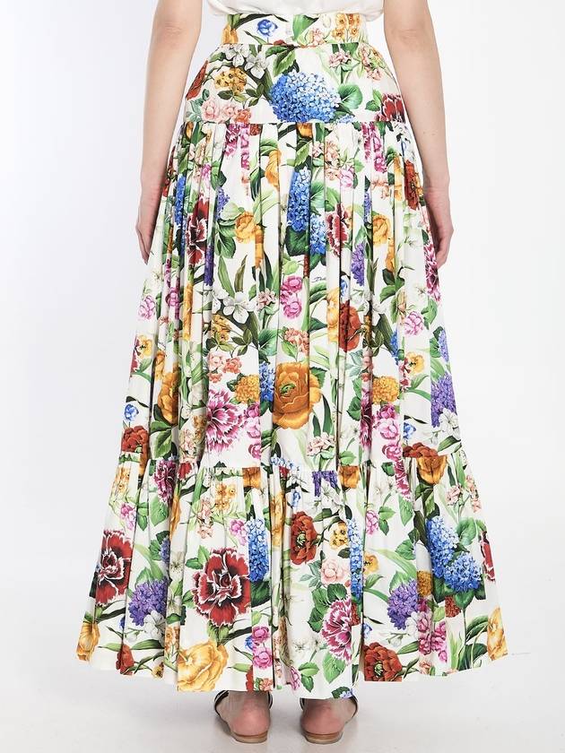 Maxi floreal skirt - DOLCE&GABBANA - BALAAN 4