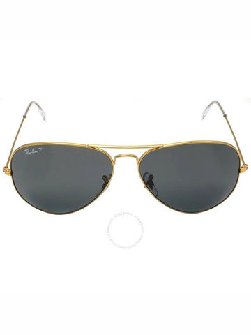 Ray Ban Aviator Classic Polarized Black Pilot Unisex Sunglasses RB3025 919648 62 - RAY-BAN - BALAAN 1