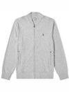 Men's Embroidered Pony Logo Zip-up Jacket Grey - POLO RALPH LAUREN - BALAAN 2