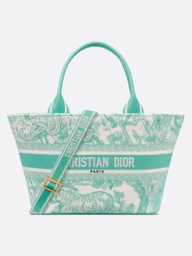 Dioriviera Hat Basket Tote Bag Aquamarina - DIOR - BALAAN 1