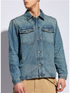 Logo Label Denim Jacket Blue - TOM FORD - BALAAN 2