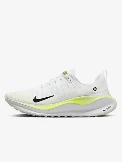 Men's ReactX Infinity Run 4 Low Top Sneakers White Light Lemon - NIKE - BALAAN 2