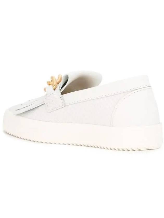 Women's Croc Chain Slip-On White - GIUSEPPE ZANOTTI - BALAAN 4