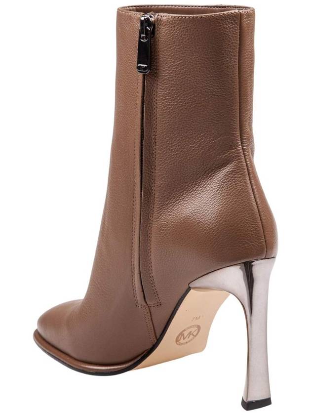 Michael Kors Leather Ankle Boot - MICHAEL KORS - BALAAN 3