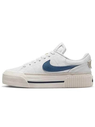 Court Legacy Lift Low Top Sneakers White Diffused Blue - NIKE - BALAAN 2