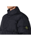 Garment Dyed Crinkle Reps Down Padding Black - STONE ISLAND - BALAAN 7