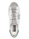 Superstar Green Heel Tab Leather Sneakers White - GOLDEN GOOSE - BALAAN 5