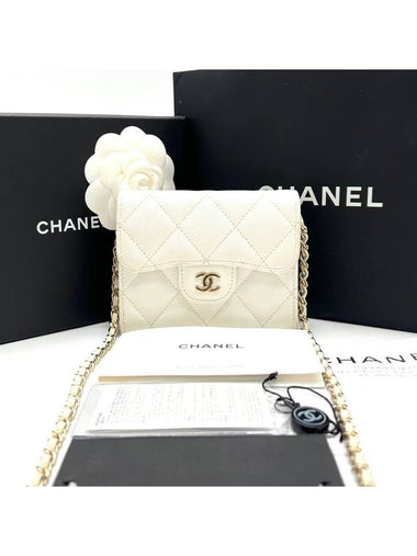 Classic caviar woc chain card wallet mini bag - CHANEL - BALAAN 1