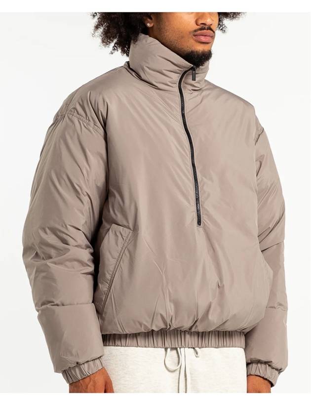 202BT212061F 962 Essential High Neck Anorak Padded Jacket Desert Taupe Men’s Jacket TLS - FEAR OF GOD - BALAAN 5